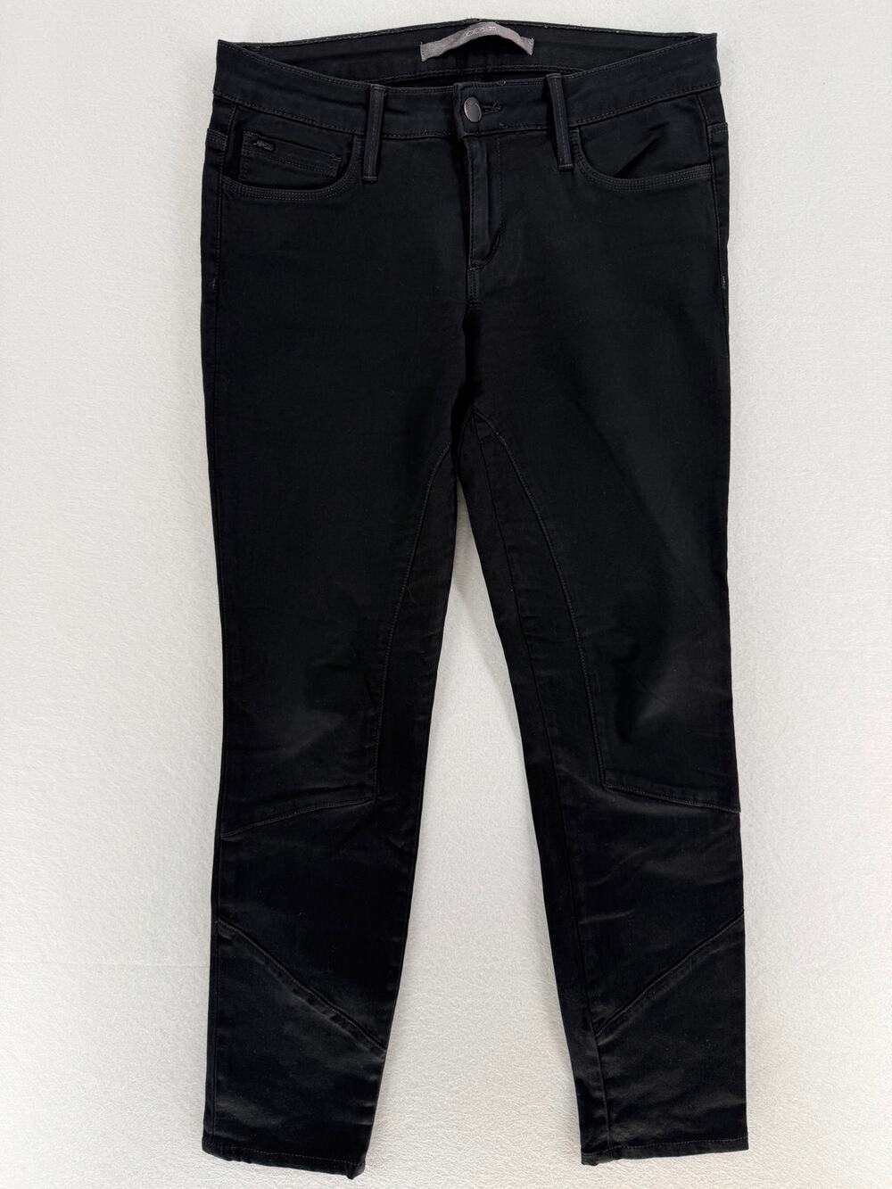 Joe’s Jeans Womens 27 Black Moto Biker Skinny Jeans Stretch Made USA
